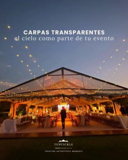 Si aún no sumaste nuestras carpas transparentes a tu evento, te mostramos las razones para que las reserves ya 😍
Deslizá para conocerla 🤍
.
#Tentickle #Carpas #CarpasBeduinas #MomentosAutenticos #eventosSociales #glamping